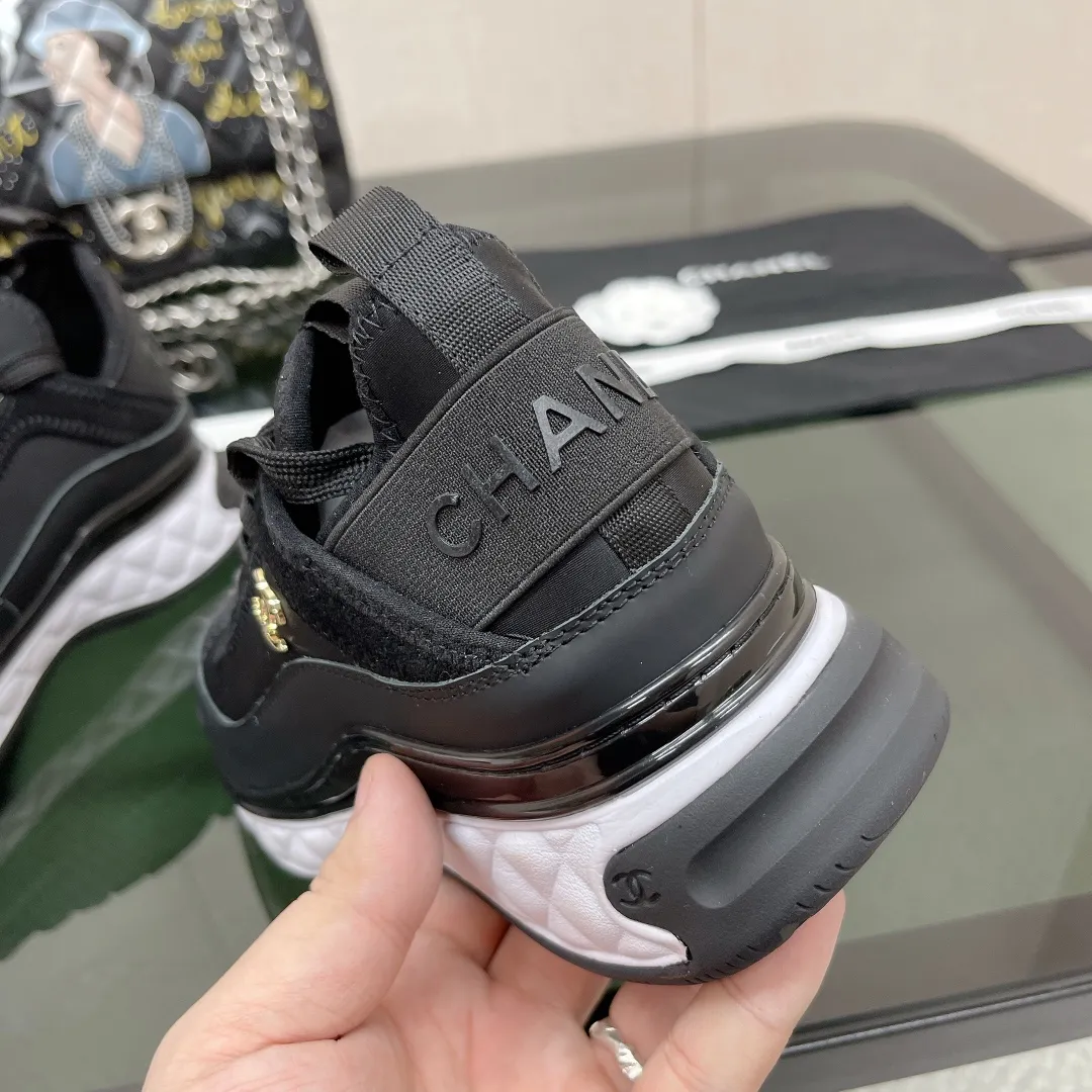 👟👟Ex-factory price 480 [High version long-term supply] ⚠️Note: This model has many colors and the market has complete colors. Welcome to consult~CHANEL Chanel Couple Style Xiaoxiang Casual Sports Shoes Dad Shoes Counter Original 1:1, each color is accurately matched, the internal label coding fabric is made of: original imported cow down + imported fabric, the lining is made of: imported breathable flannel, outsole material: original 1:1 molding 3 layers T👟👟Ex-factory price U size: women’s 35-41